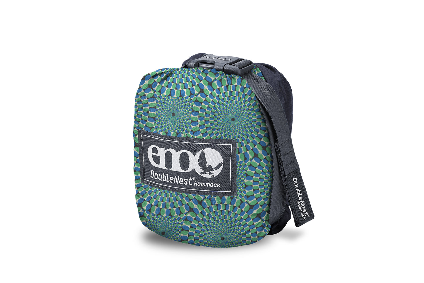 DoubleNest® Hammock Prints "Optical Illusion / Charcoal"