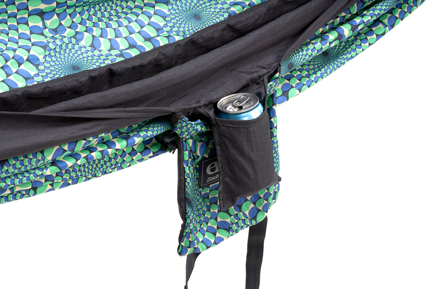 DoubleNest® Hammock Prints "Optical Illusion / Charcoal"