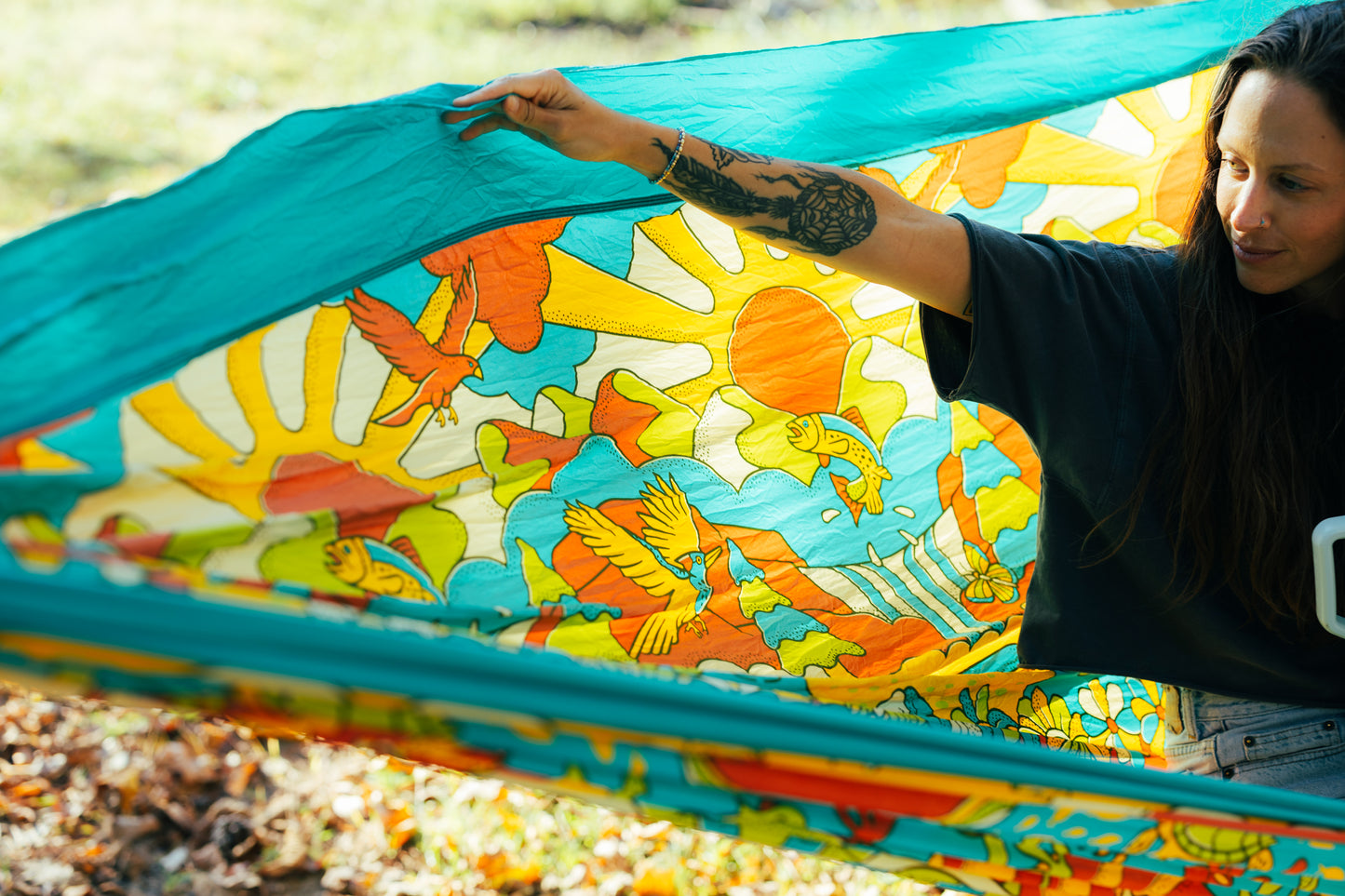 Vibrant Earth Giving Back Hammock