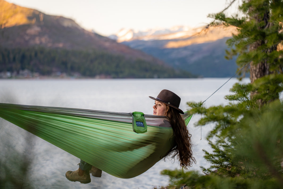 SuperSub™ Ultralight Hammock "Cactus/Steel"